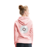 Sudadera con capucha premium para mujer"CD" - crystal pink