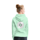 Sudadera con capucha premium para mujer"CD" - light mint