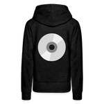 Sudadera con capucha premium para mujer"CD" - charcoal grey