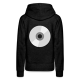 Sudadera con capucha premium para mujer"CD" - charcoal grey