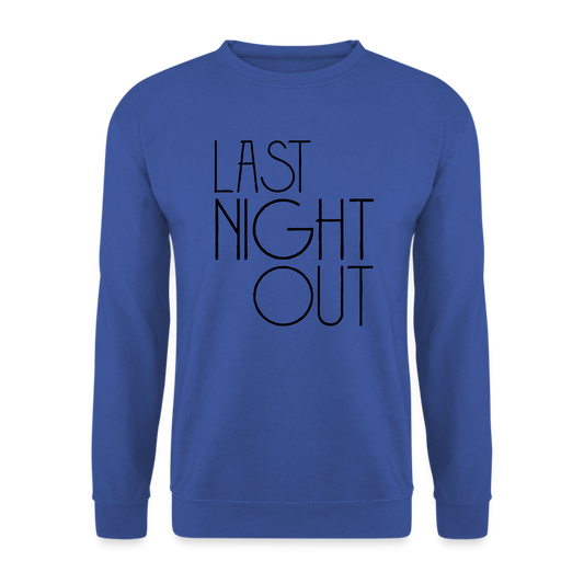 Sudadera unisex"horse design" - royal blue