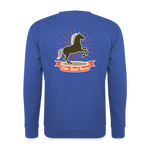 Sudadera unisex"horse design" - royal blue