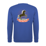 Sudadera unisex"horse design" - royal blue