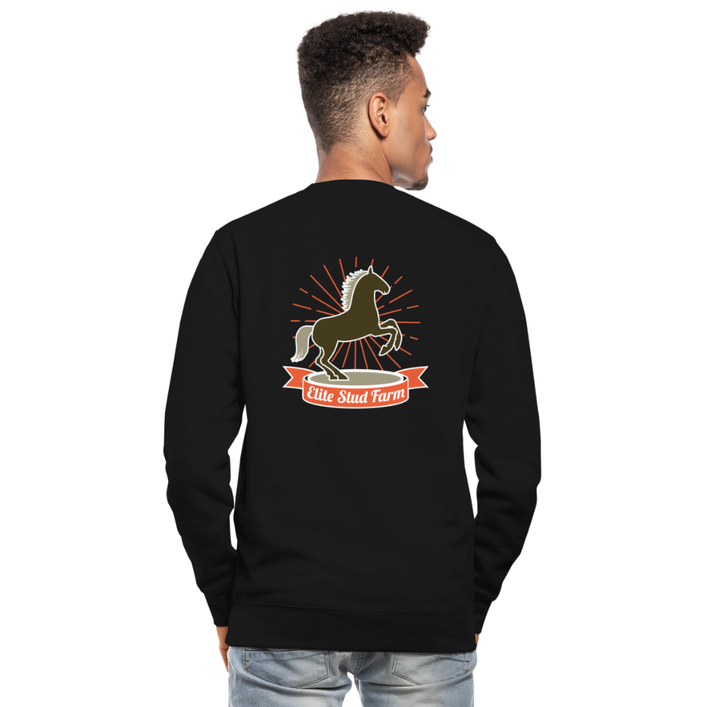 Sudadera unisex"horse design" - black