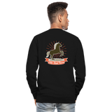 Sudadera unisex"horse design" - black