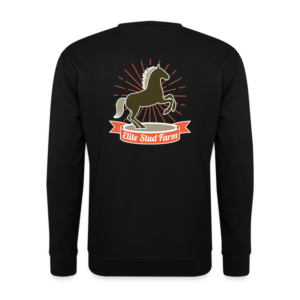 Sudadera unisex"horse design" - black