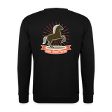 Sudadera unisex"horse design" - black