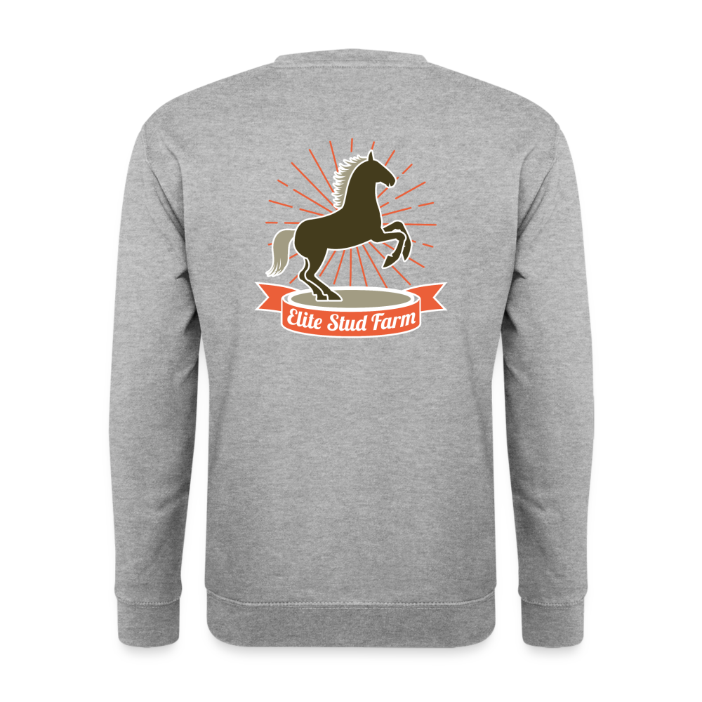 Sudadera unisex"horse design" - salt & pepper