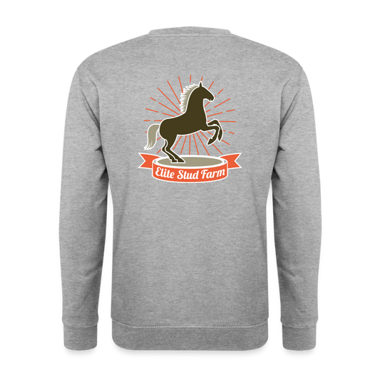 Sudadera unisex"horse design" - salt & pepper