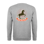 Sudadera unisex"horse design" - salt & pepper