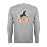 Sudadera unisex"horse design" - salt & pepper