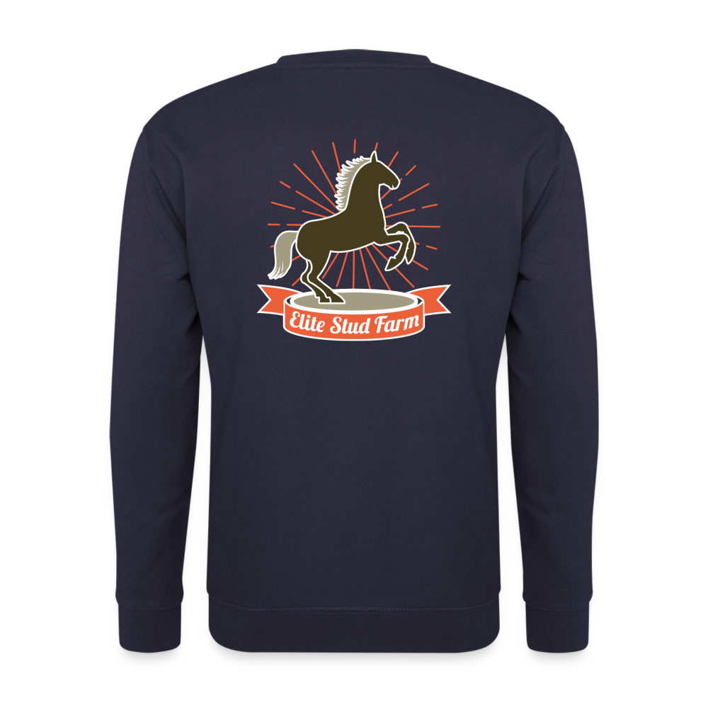 Sudadera unisex"horse design" - navy