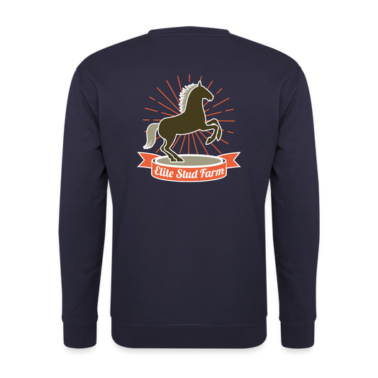 Sudadera unisex"horse design" - navy