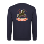 Sudadera unisex"horse design" - navy