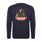 Sudadera unisex"horse design" - navy