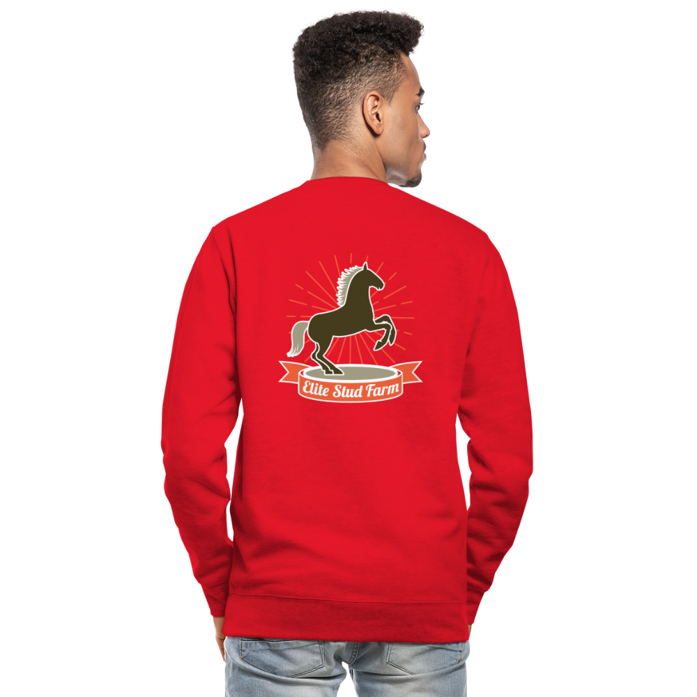 Sudadera unisex"horse design" - red