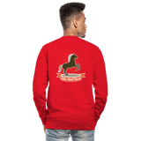 Sudadera unisex"horse design" - red