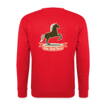 Sudadera unisex"horse design" - red