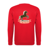 Sudadera unisex"horse design" - red