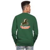 Sudadera unisex"horse design" - green