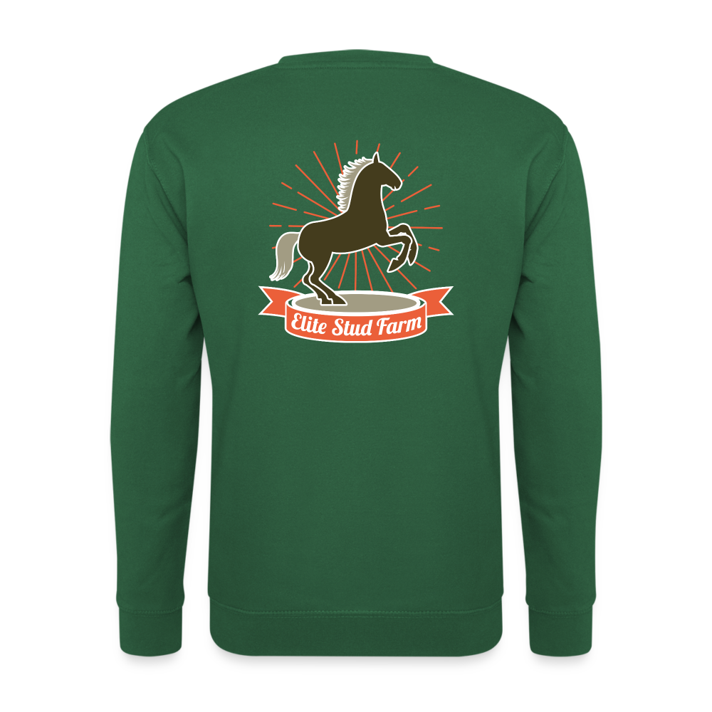 Sudadera unisex"horse design" - green