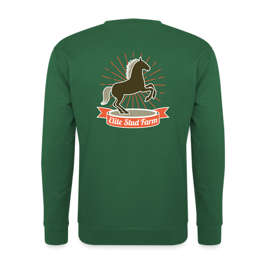 Sudadera unisex"horse design" - green