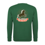 Sudadera unisex"horse design" - green