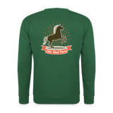 Sudadera unisex"horse design" - green