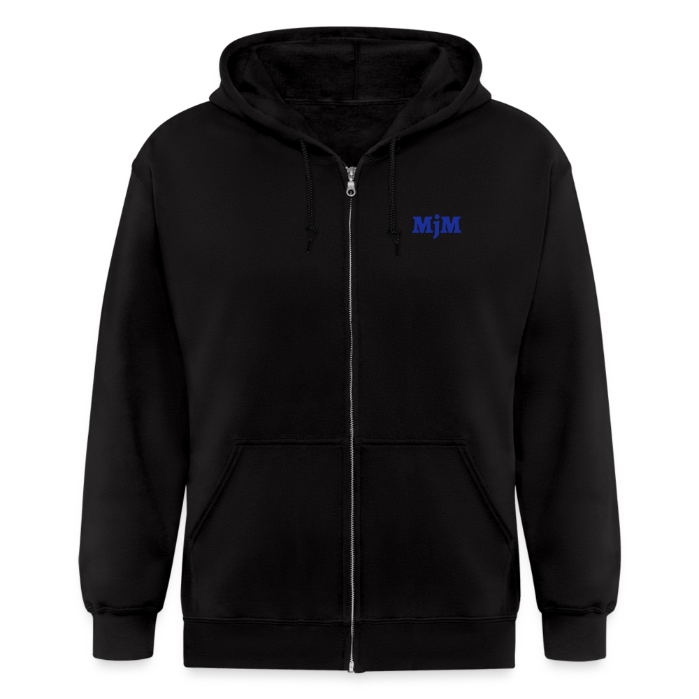 Chaqueta con capucha de alto gramaje para hombre"MJM Trainer" - black