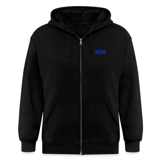 Chaqueta con capucha de alto gramaje para hombre"MJM Trainer" - black