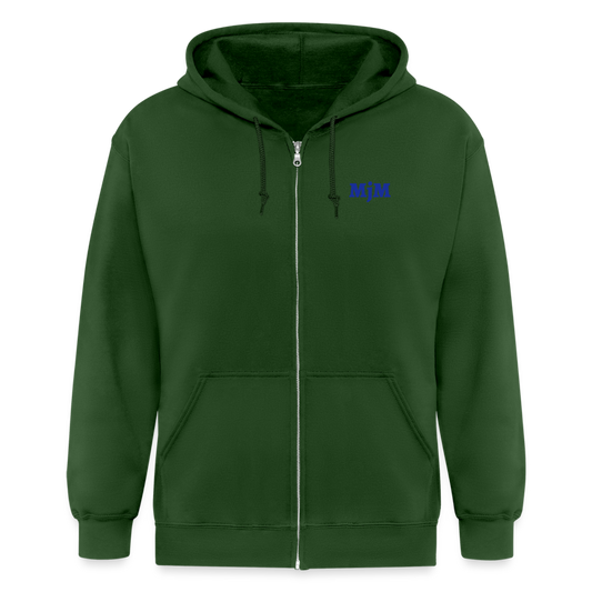 Chaqueta con capucha de alto gramaje para hombre"MJM Trainer" - forrest