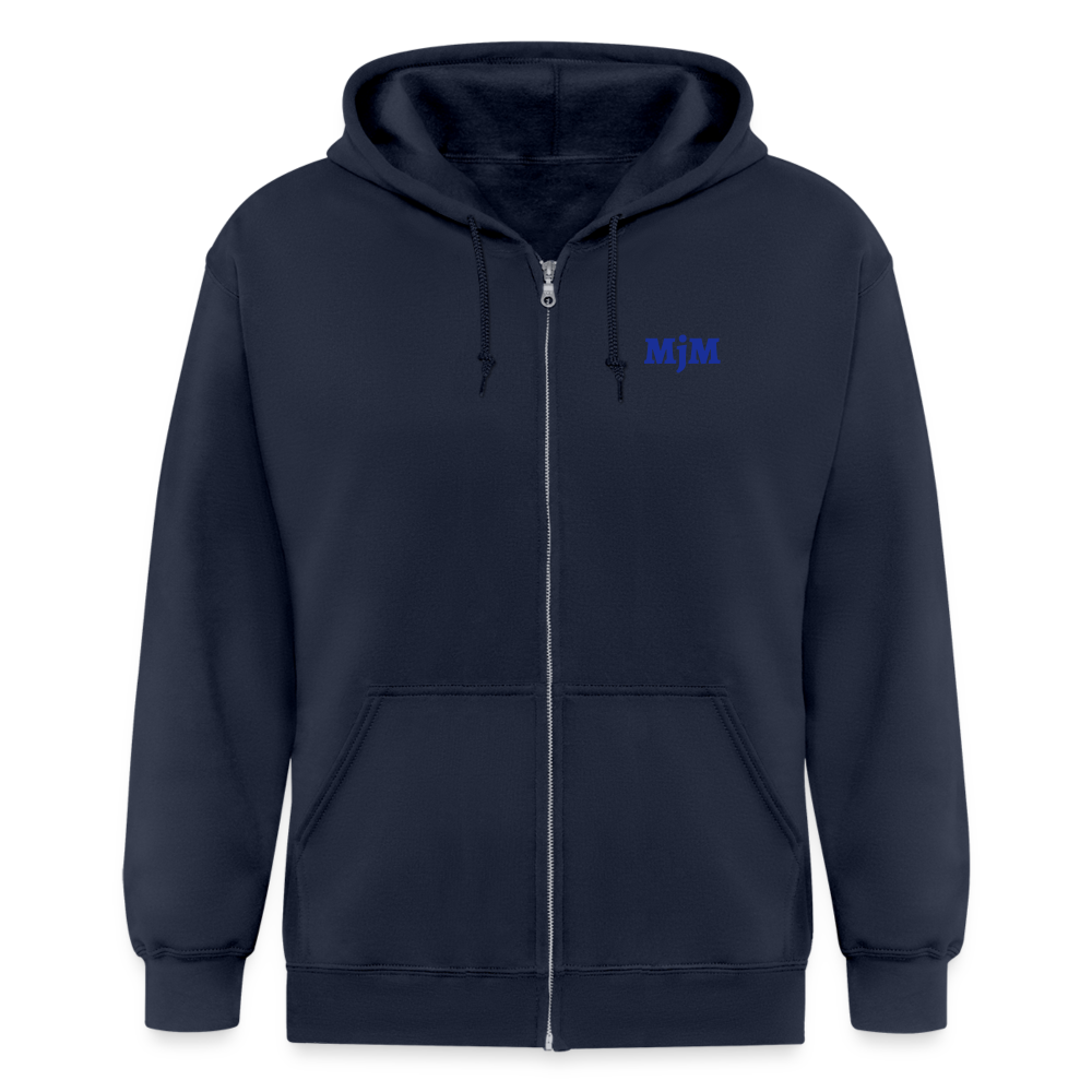 Chaqueta con capucha de alto gramaje para hombre"MJM Trainer" - navy