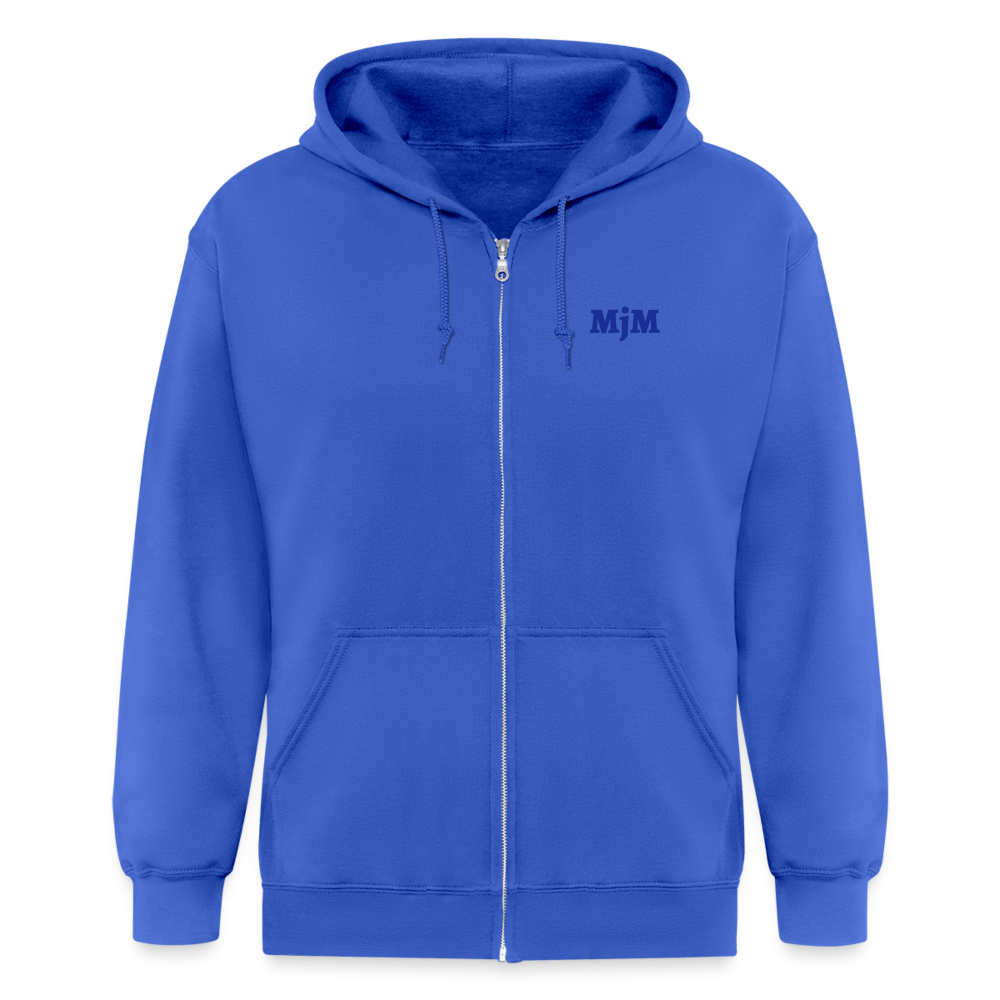 Chaqueta con capucha de alto gramaje para hombre"MJM Trainer" - royal blue