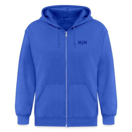 Chaqueta con capucha de alto gramaje para hombre"MJM Trainer" - royal blue
