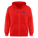 Chaqueta con capucha de alto gramaje para hombre"MJM Trainer" - red