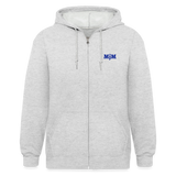 Chaqueta con capucha de alto gramaje para hombre"MJM Trainer" - heather white