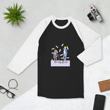 Camiseta con manga raglán tres cuartos"Wurz"