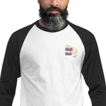 Camiseta con manga raglán tres cuartos"logo majesmajo"