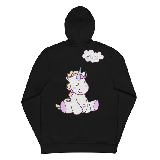 Sudadera con capucha y cremallera unisex"Raq"