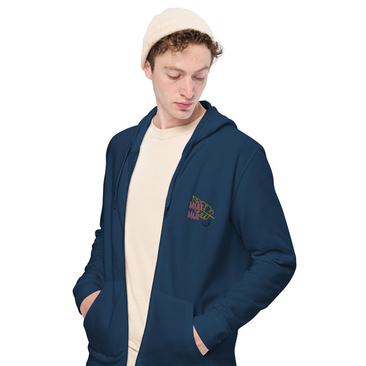 Sudadera con capucha y cremallera unisex"majesmajo"