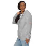 Sudadera con capucha y cremallera unisex"Raq"