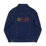 Chaqueta denim unisex"gafas y sol"