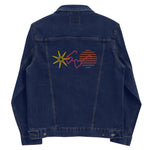 Chaqueta denim unisex"gafas y sol"