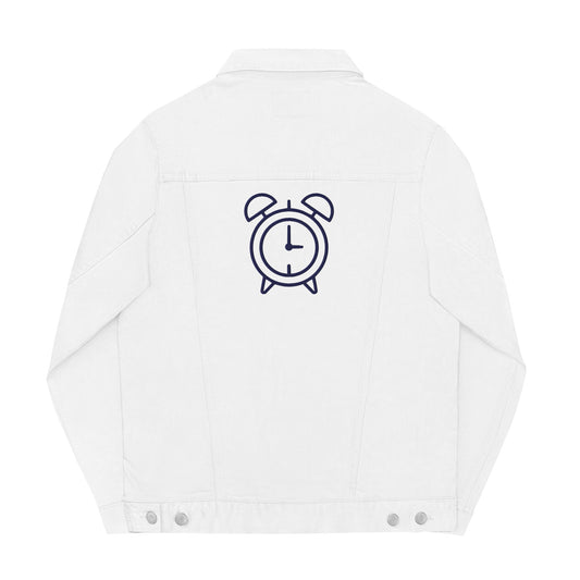 Chaqueta denim unisex"mjm reloj"