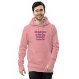 Sudadera con capucha esencial eco unisex"picante"