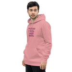 Sudadera con capucha esencial eco unisex"picante"