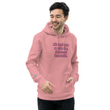 Sudadera con capucha esencial eco unisex"picante"