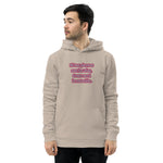 Sudadera con capucha esencial eco unisex"picante"