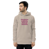 Sudadera con capucha esencial eco unisex"picante"