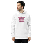 Sudadera con capucha esencial eco unisex"picante"